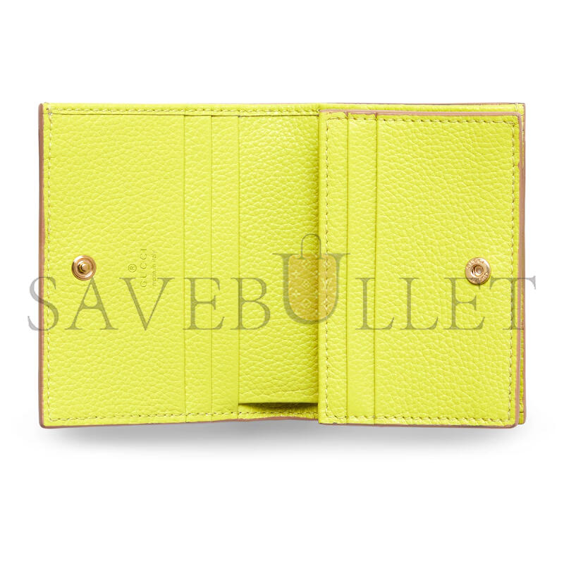 Gvc*1 bi-color gg marmont small wallet 456126 (11*17.5cm)